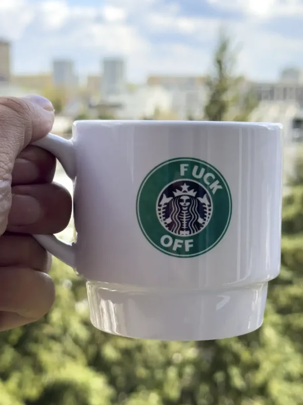 kubek fuck off starbucks