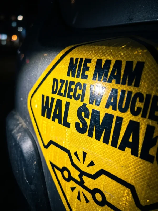 Naklejka wal śmiało