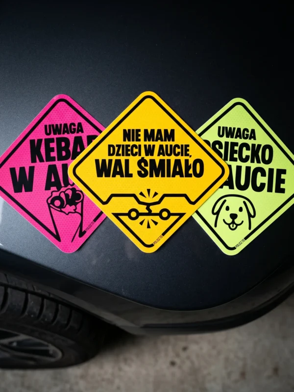 naklejki odblaskowe - 3pack
