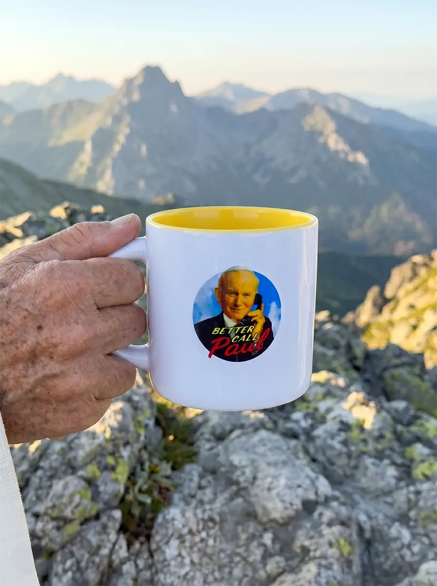 kubek papież dzwoni