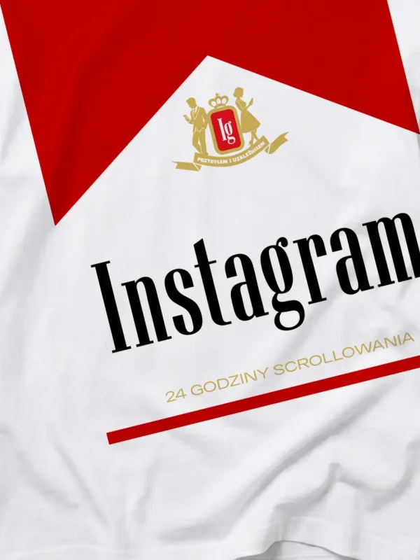 Koszulka Instagram uzależnia