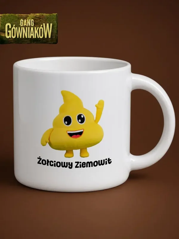 kubek gang guwniaków – żółciowy ziemowit